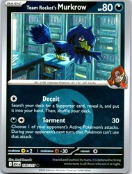 Team Rocket's Murkrow 126/217 Ascended Heroes Reverse Holo Common