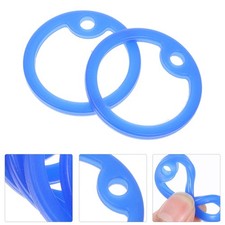 15 Pcs Silent Silicone Dog Tags Silencer Military for Collar Ring