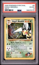 Koga's Beedrill 9/132 Pokemon Gym Challenge Holo PSA 4 on eBay