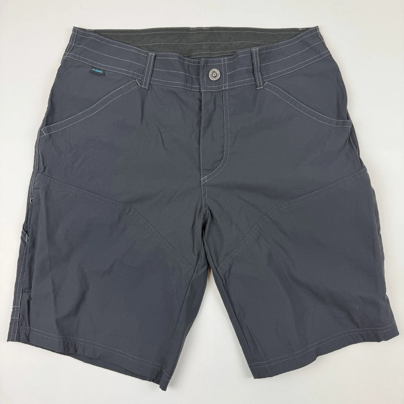 Kuhl Renegade Ripstop Hiking Mens Size 32 Shorts Grey Outdoor