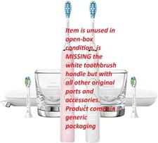 Philips Sonicare DiamondClean 9000 Toothbrush MISSING WHITE HANDLE OPEN BOX