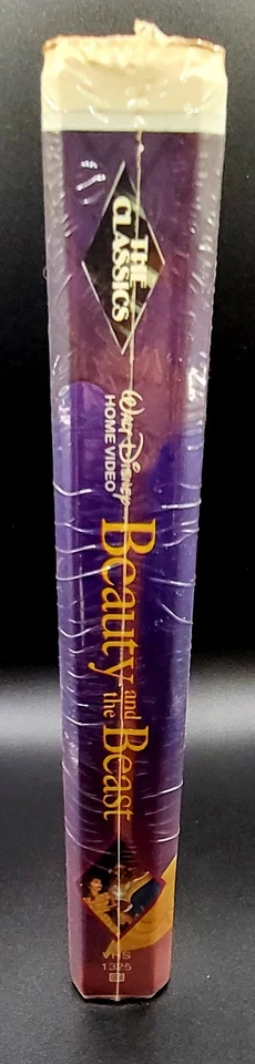 Beauty and the Beast Walt Disney's Black Diamond Classic (VHS, 1992) NEW SEALED - Image 2 of 3