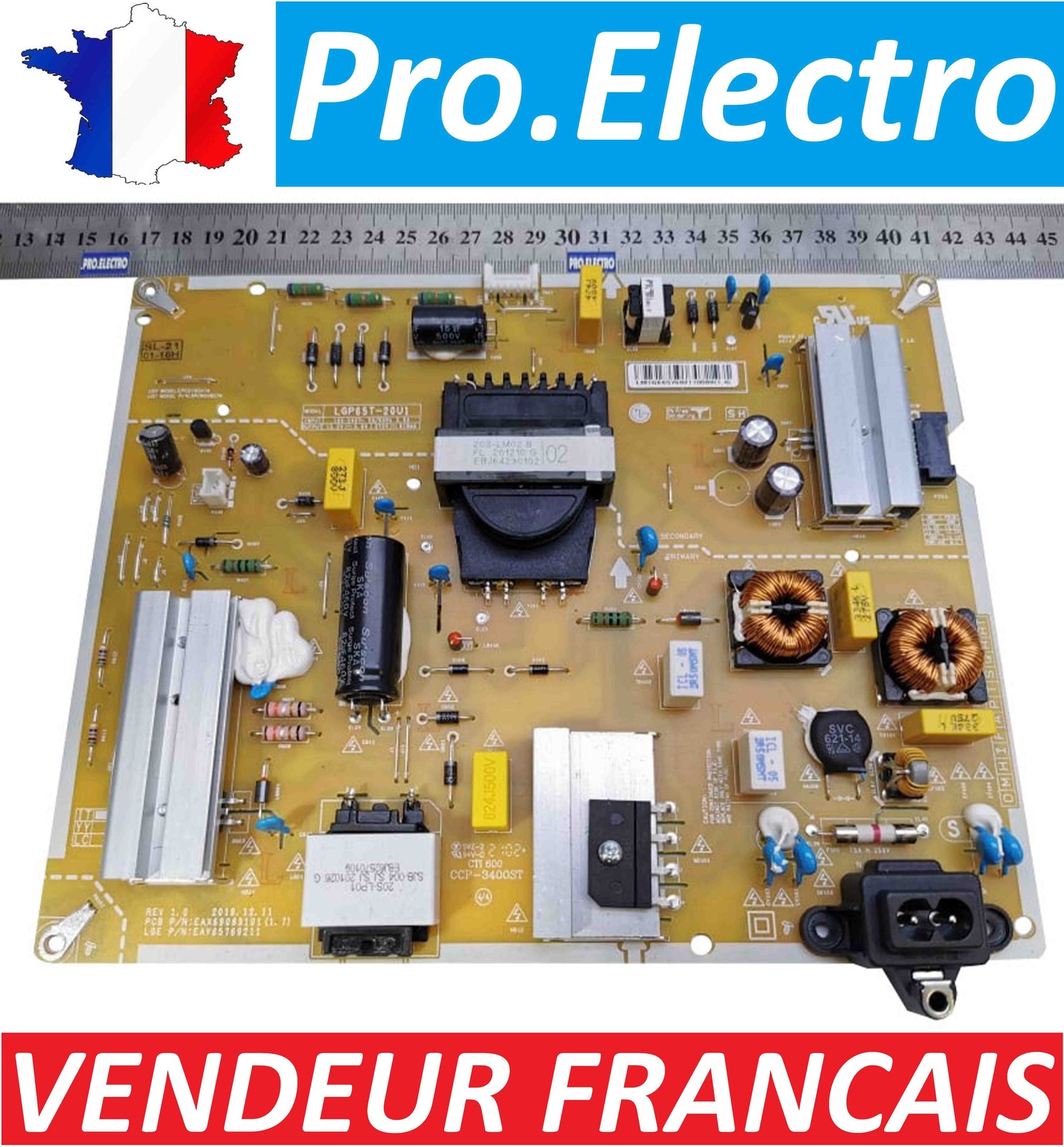 Alimentation TV LG en panne ? Solution EAX69083101 pour 65NANO796NE