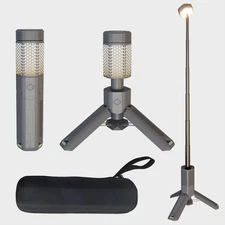 Telescopic Camping Lights, Rechargeable 10500mAh Camping Lantern with bag