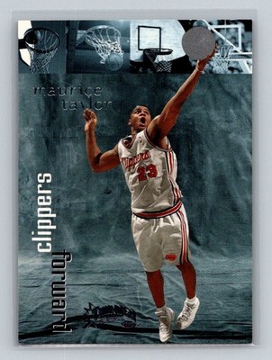 1998-99 SkyBox Thunder #23 Maurice Taylor Los Angeles Clippers Basketball Card