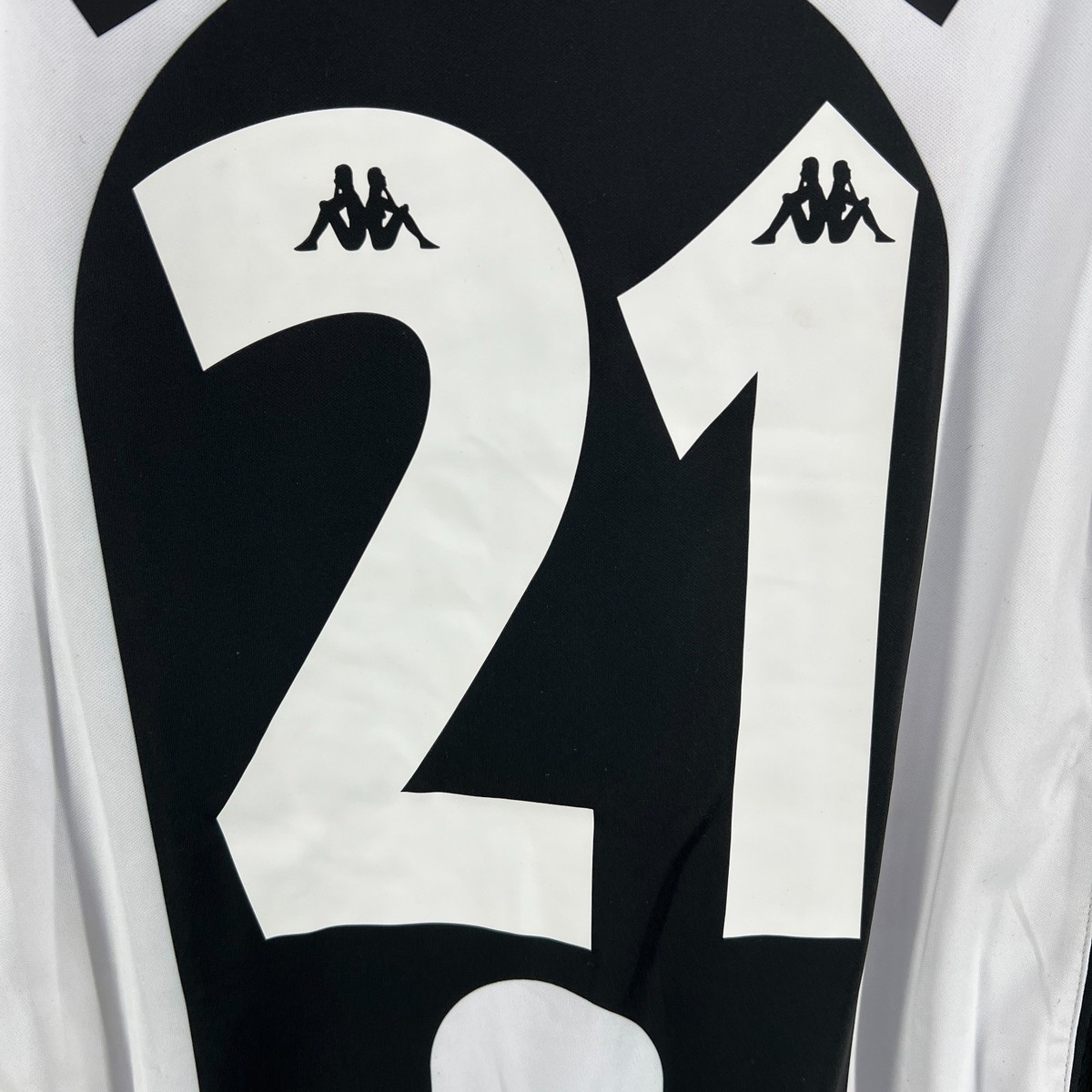 Juventus 1998/99 Zidane #21 Men's Soccer Jersey Kappa Sony