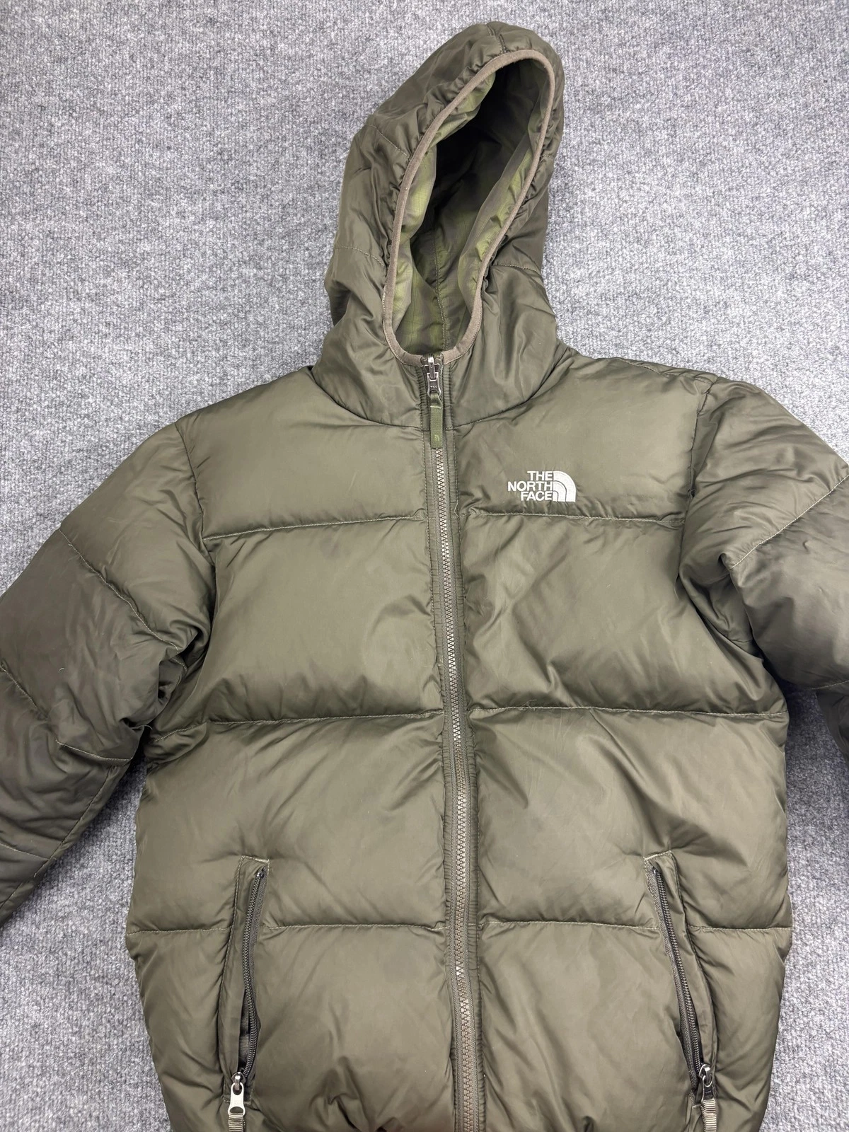 The North Face 550 Jacket Youth Medium Large Hooded Down Puffer Reversible Ski
Opens in a new window