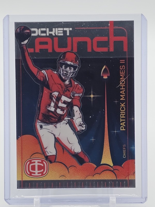 PATRICK MAHOMES II 2025 AUTHENTICALLY MAHOMES ROCKET LAUNCH #RL-1 Q0819