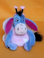 Disney 8" Love Bug Eeyore Bean Bag Plush with Heart Accents