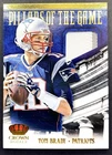 Tom Brady 2013 Panini Pillars of the Game 2-Color Game-Worn Prime Patch  /25