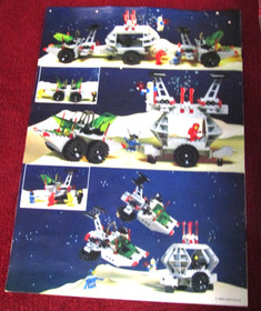 Vintage LEGO Space 6952 Solar Power Transporter With Instructions/Box Incomplete