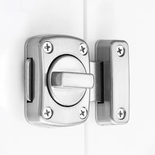 1Pc Home Security Latch Rotate Bolt Latch Gate Latches Door Slide Lock Twist Rot