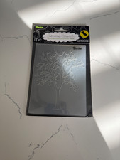 Darice Embossing Essentials Folder 4.25x5.75 1215-50 Tree with Leaves Crafts Art