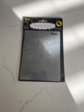 Darice Embossing Essentials Folder 4.25x5.75 1215-50 Tree with Leaves Crafts Art