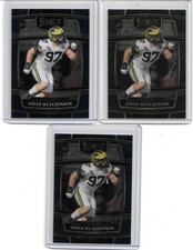3  2022 Panini Select Draft Picks Football Aidan Hutchinson Concourse RC #33