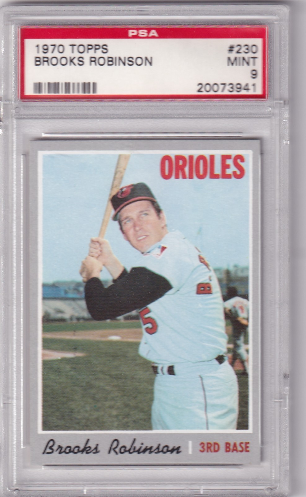 1970 Topps Baseball # 230 Brooks Robinson PSA 9 MINT