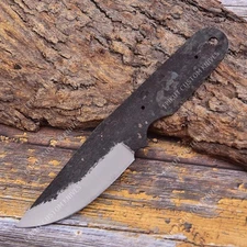 8'' 1095 High Carbon Steel Knife Blank Blade DIY Bushcraft Hunting Knife Making
