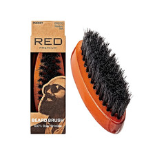 Beard Brush with 100 Natural Boar Bristles for Men, Premium Wooden Brush, Beard