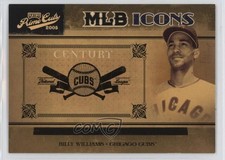 2005 Playoff Prime Cuts MLB Icons Century Gold 6/25 Billy Williams HOF 03xg