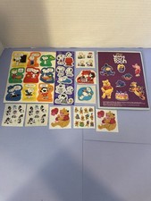 Vintage Snoopy And Winnie The Pooh Sticker Lot Dash Peanuts, Disney, Sylvester