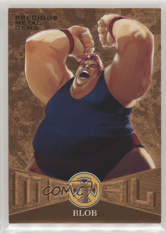 2018 Fleer Ultra Marvel X-Men Marvel Blasters PMG Bronze 119/199 Blob #MB7 09q5