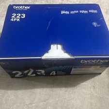 Brother TN223 Black And Cyan, Magenta, Yellow Toner Cartridges, Pack Of 4, TN223