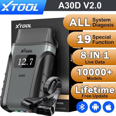 2026 XTOOL A30D V2.0 mit Kabel   bidirektionaler OBD2-Diagnosescanner für Kfz