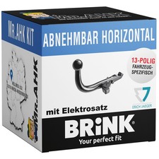 Für Opel Corsa E 14-19 Brink Anhängerkupplung abnehmbar + 13polig spezifisch