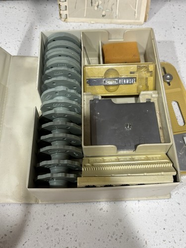 Vintage Sears Kenmore Accessories, Buttonholer & Pattern Cams & Instructions - Picture 5 of 24