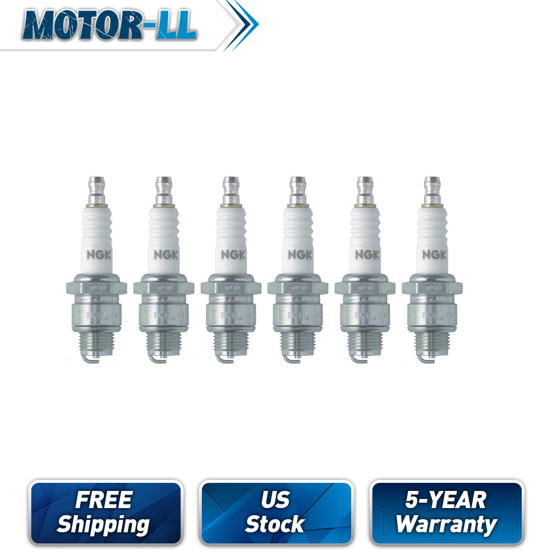 NGK 6pcs Spark Plug for AMC American 1958 1959 1960 1961 1962 1963 1964 1965