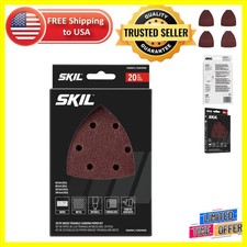 20-Piece Triangle Sanding Paper Kit: Grits 60/80/120/240 for Precision Finishing