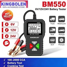  BM550  Car Truck 6-24V Automotive Battery Tester Analyzer For SOH SOC 100-2000C