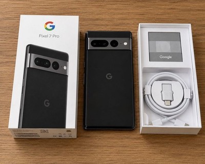Google Pixel 7 Pro 128GB schwarz entsperrt 5G Smartphone - makelloser Zustand