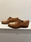Tom James English Made Linen Spectator Brown & Cream 50s Style 9.5 Shoes — photo 5