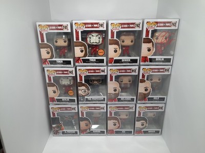 Funko Pop La Casa de Papel (Money Heist) Full Collection + Chases - Lot of 12