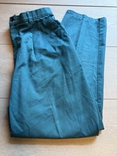 Levis 1990s size 14 teal highrise pants, vintage Levis Travelers USA made slacks