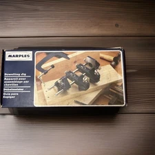 Heavy Duty Doweling Jig with 6 Guide Bushings for Professional Woodworking