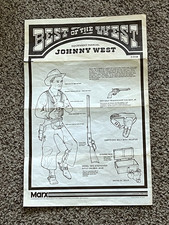Vintage Original 1974 Marx Best of the West Johnny West Equipment Manual