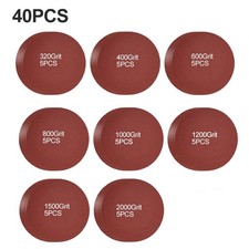 75mm-80mm Round Sandpaper Disk Sanding Grit 320~2000 Polishing Metal Wood Round