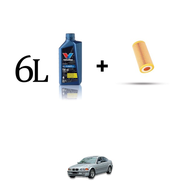 ÖLfilter Kit Und 6L FüR Bmw 3Er Serie (E46) 318 I Ci 110Kw Ab 2005-image