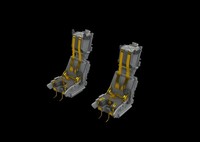 Eduard Accessories 648471 - 1:48 F-14D Ejection Seats For Tamiya