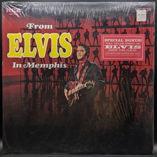 Elvis Presley - From Elvis in Memphis LSP-4155, Photo, Hype Sticker, US, 1969