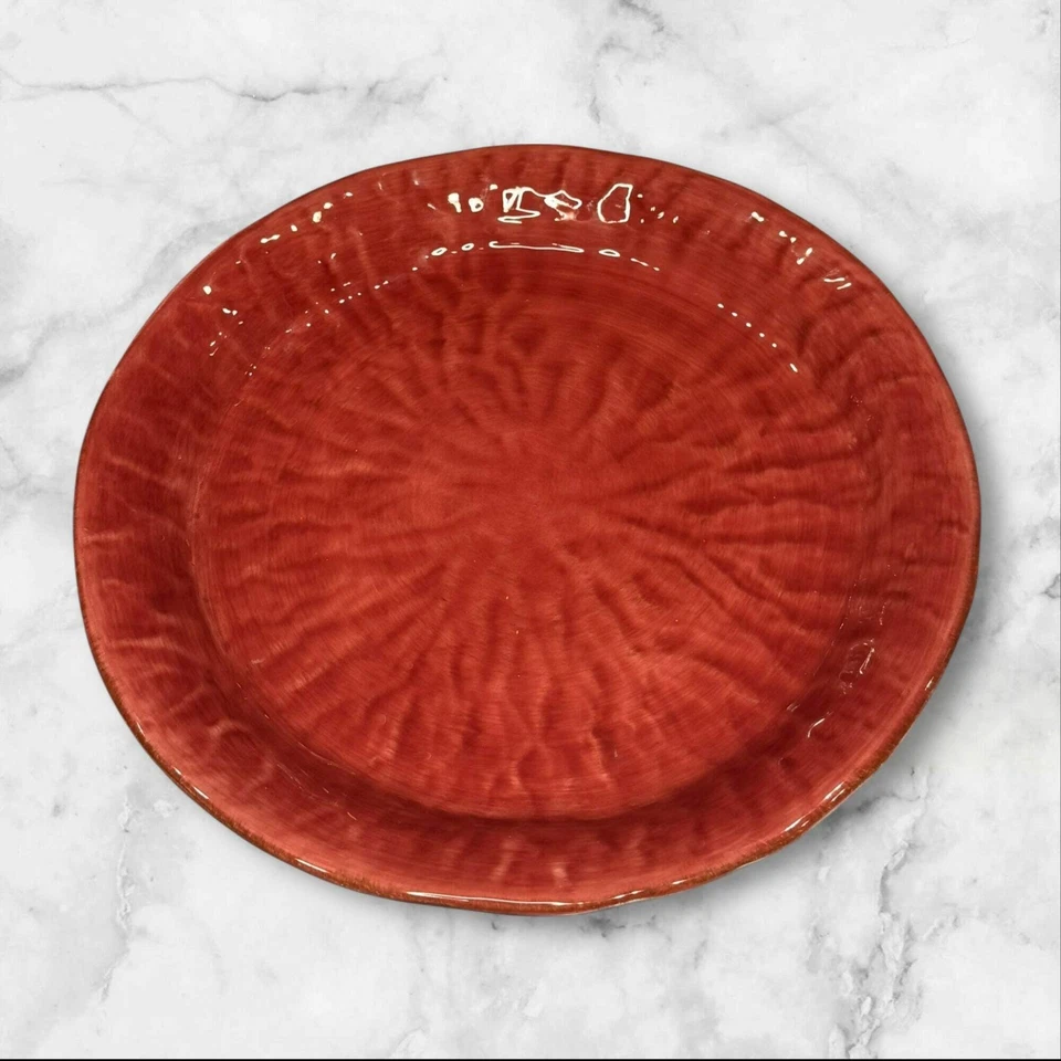 Gisella Handmade Italy Terracotta Dinner Plates | Set of 4 | Great Condition - Image 2 of 4