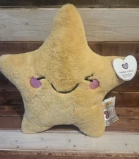 Parents Choice Yellow Star Toddler Pillow New NWT Plush