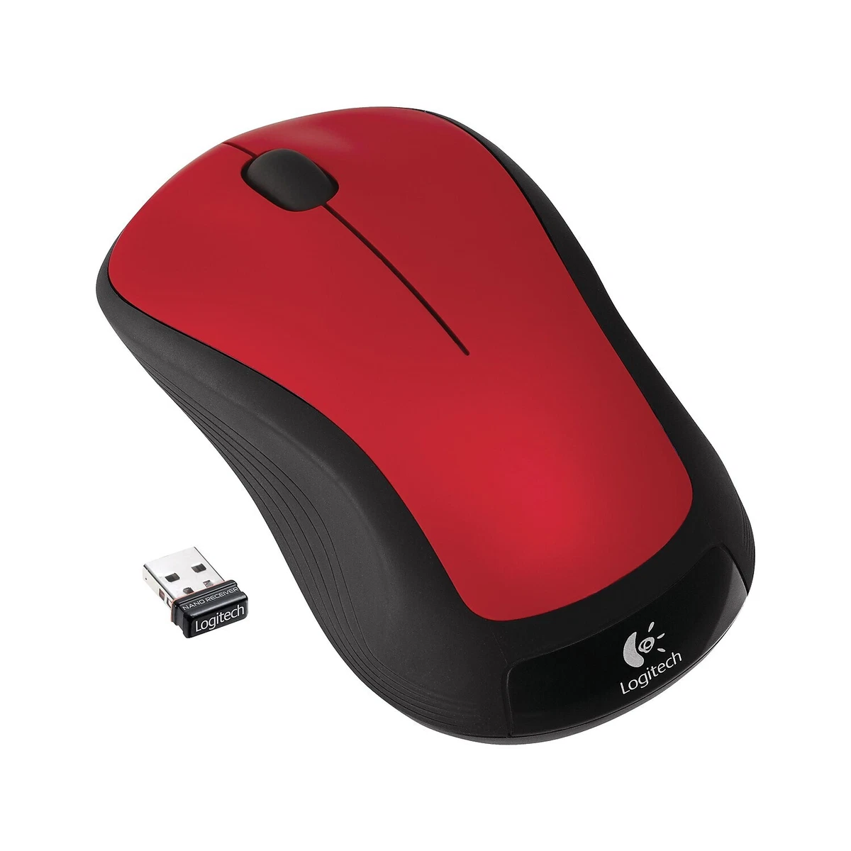 Logitech M310 910 002486 Wireless Laser Mouse Flame Red Gloss