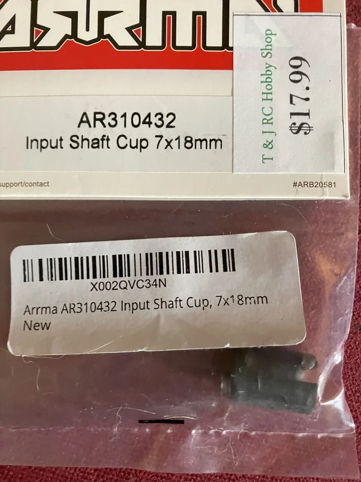 Arrma AR220041 F/R Diff Set 43T Espiral y AR310432 Eje de Entrada Taza Kraton 6s Foto 3 de 4