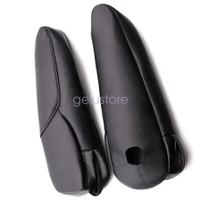Black Leather Front Seat Armrest Replacement Cover For Honda CRV CR-V 2007-2009