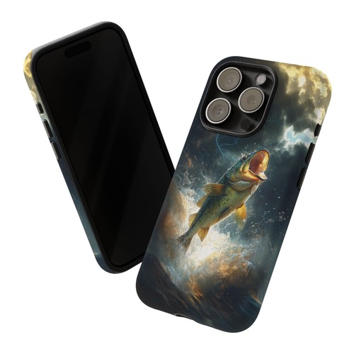 Big Mouth Bass Fish Thunderstorm River - Phone Case for iPhone, Galaxy, Pixel - 第 44/281 張圖片
