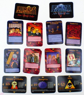 Illuminaten: Neue Weltordnung. Limited Edition. Uncommon Karten. NM