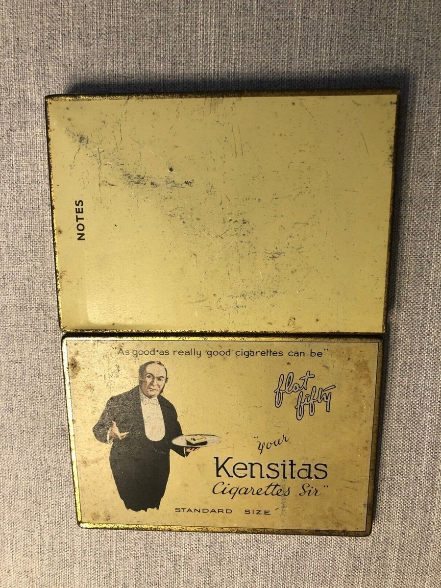 kensitas cigarette box Vintage Rare Kensitas Cigarette Tin